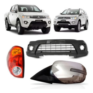Kit L200 Triton 14 2015 Parachoque + Retrovisor + Sinaleira