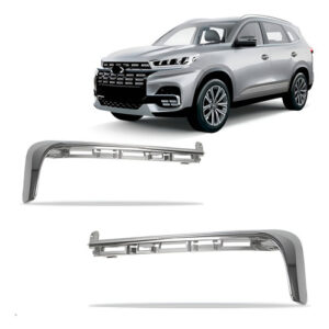 Par Moldura Grade Tiggo 8 2021 2022 2023 Lateral Cromada Cromado Ambos Os Lados