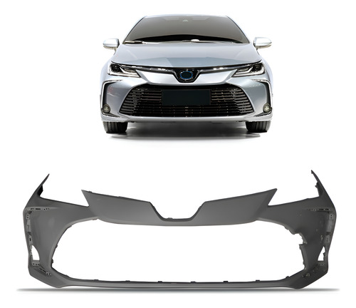 Parachoque Dianteiro Corolla 2020 A 2021 1a Linha Novo Preto