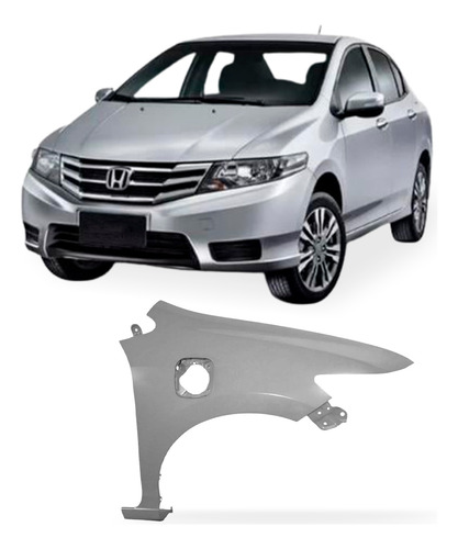 Paralama City 09 A 14 S/ Furo Pisca C/ Furo Tanque Direito