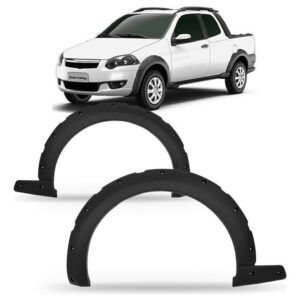 Par Moldura Paralama Dianteira Strada Trekking 2012 Até 2016