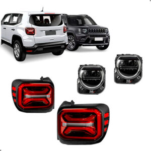 Kit Farois E Lanternas Com Led Para Renegade 2022 2023 Ambos Lados
