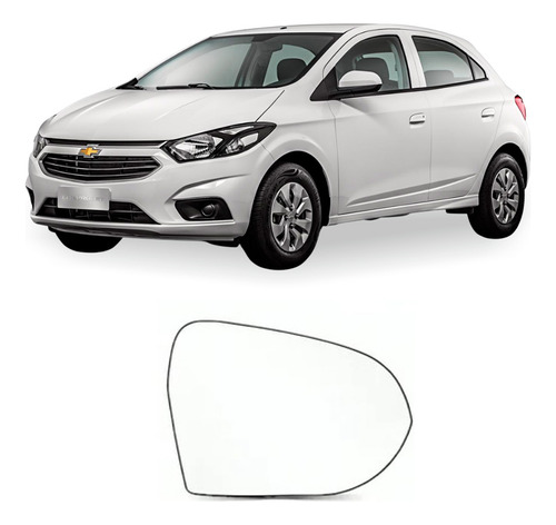 Lente Retrovisor Para Onix 2019 2020 2021 Lado Esquerdo