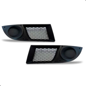 Kit Parachoque E Par Moldura Milhas Para Doblo 2009 A 2021 Preto