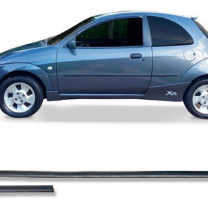 Borrachão Da Porta Friso Lateral Ka 2000 A 2007 4pcs Preto