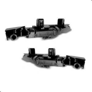 Kit Parachoque Para Kwid 2017 A 2022 Com Spoiler E Par Guias Preto