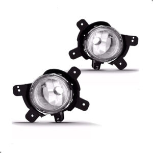 Kit Parachoque Dianteiro Picanto 2008 A 2011 Par Farol Milha Preto