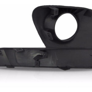 Par Tela Frontal Moldura Milha Fiat Mobi 14 15 2016 Com Furo Preto