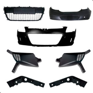 Kit Parachoques Grade Moldura Milha Para I30 2009 A 2012 Para Pintar