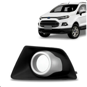 Grade Parachoque Para Ecosport 2013 2014 A 2017 Aro Cinza Lado Esquerdo