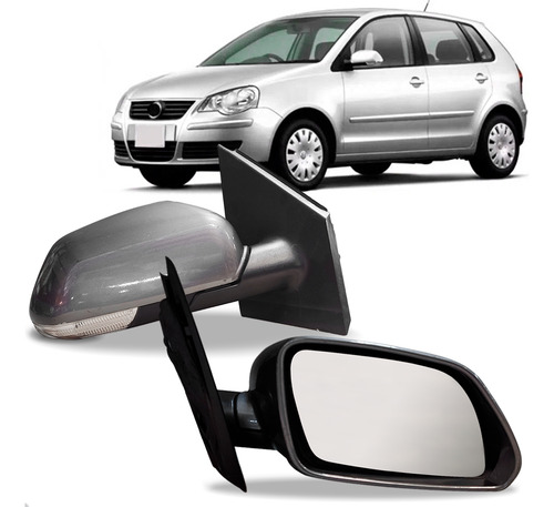 Retrovisor Para Polo 2008 2009 A 2011 Eletrico Ld 1a Linha