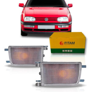 Par Lanterna Pisca Golf Mexicano 1995 96 97 1998 Cristal Cristal