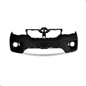 Kit Parachoque Para Kwid 2017 A 2022 Com Spoiler E Par Guias Preto