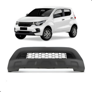 Spoiler Com Grade Central Mobi 2021 A 2026 Preta Completa - Preto