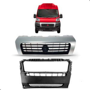 Kit Paracho Para Central Ducato 2018 19 2020 2021 Com Grade Preto