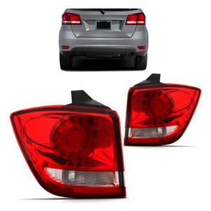 Par Lanterna Traseira Journey 2010 A 2015 Bicolor Com Led Bicolor