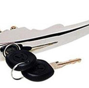 Macaneta Externa Com Chave Preto Brasilia/variant Ii/ Fusca  Azul-petróleo