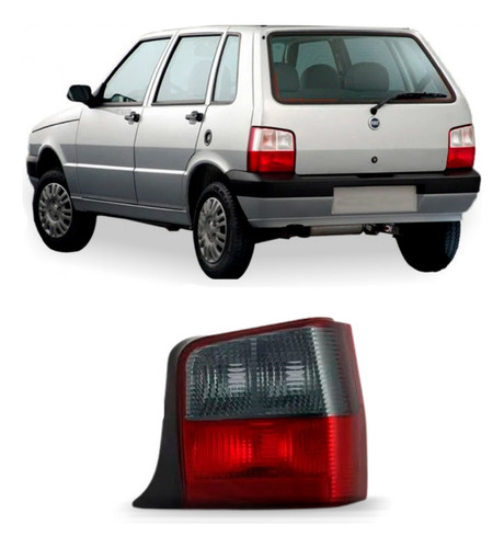 Lanterna Traseira Uno 2004 A 2013 Fume Direito/passageiro