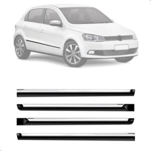 Borrachão Da Porta Friso Gol/voyage Gv 2009 A 2012 4 Portas