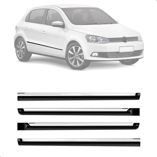 Borrachão Da Porta Friso Gol/voyage Gv 2009 A 2012 4 Portas