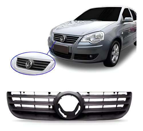 Grade Para Polo  2006 2007 2008 2009 2010 2011 2012 Preta Preto