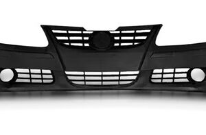 Parachoque Dianteiro Gol G4 06 A 10 Liso/rizado C/ Furo Novo Preto