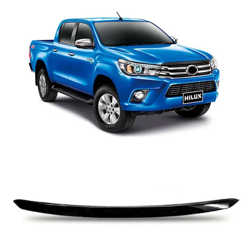 Friso Do Capo Para Toyota Hilux 2016 A 2018 Preto Superior