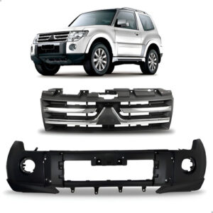 Kit Envolvente Grade Friso Pajero Full 2008 A 2010 1a Linha  Preto