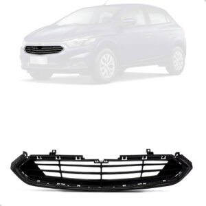 Grade Inf Onix Prisma 2017 A 2019 Friso Black Piano Completa Preto