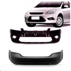 Par Envolvente Focus 2009 A 2013 Sedan Dianteiro E Traseiro Preto