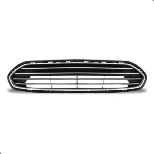 Grade Radiador Para Ford Ka Sedan 2015 A 2018 Friso Cinza Preto Fosco