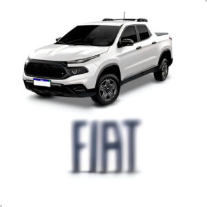 Logo Volante Para Fiat Pulse Fastback Argo Cronos Azul