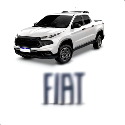 Logo Volante Para Fiat Pulse Fastback Argo Cronos Azul