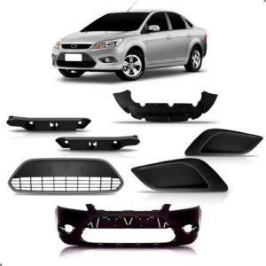 Kit Envolvente Focus 2009 2010 A 2012 2013 1a Linha  Preto