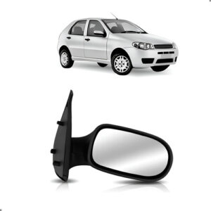 Retrovisor Lateral Palio 2004 A 2011 04 Portas Lado Direito