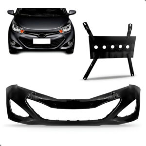 Kit Envolvente Para Hb20 2012 13 14 2015 Com Protetor Carter Preto