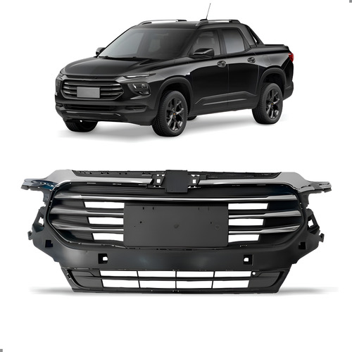 Grade Completa Para Montana Lt Ltz Premier 2023 2024 2025 Preto