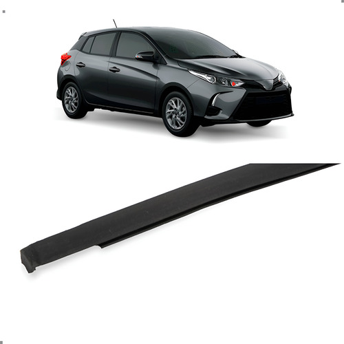 Friso De Teto Para Yaris Hatch 2018 A 2024 Lado Direito