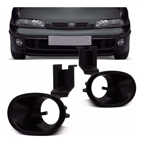 Par Moldura Milha Marea Brava 1997 A 2003 Copo Preto