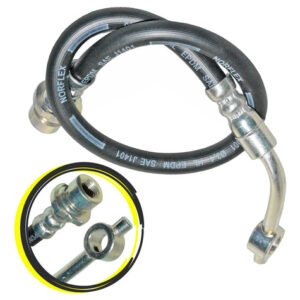 Flexivel Freio Dianteiro 450mm Frontier 02 Em Diante Esq