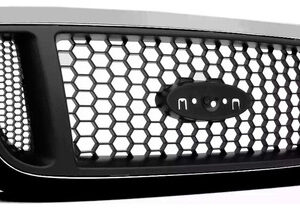 Grade Radiador Ranger 2004 A 2009 - Preta Friso Black Piano