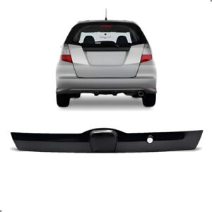 Régua Friso Da Tampa Traseira Fit 2009 A 2014 Black Piano