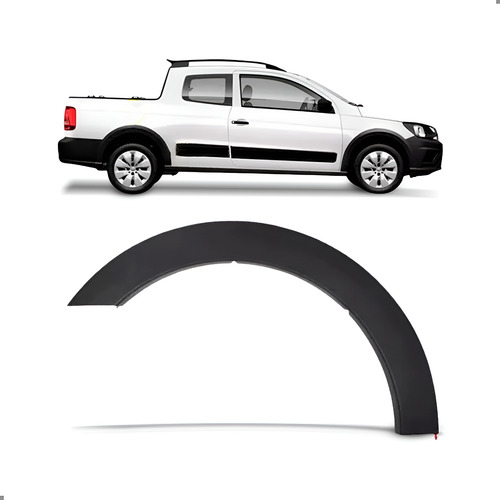 Alargador Vao De Roda Traseiro Para Saveiro 2017 A 2023 Direito Passageiro