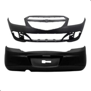Par Parachoque Dianteiro Traseiro Para Onix Joy 2012 A 2016 Para Pintar