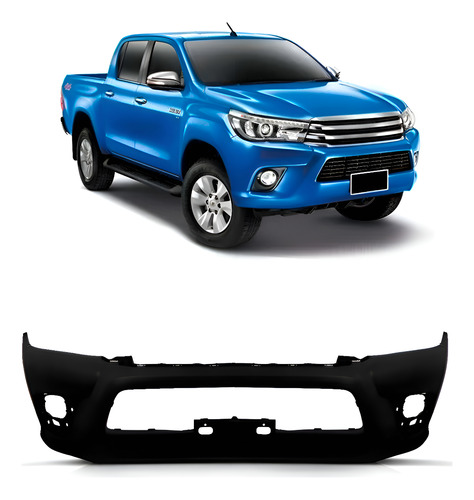 Envolvente Para Toyota Hilux Pick-up 2016 A 2018 / 4wd Novo Preto