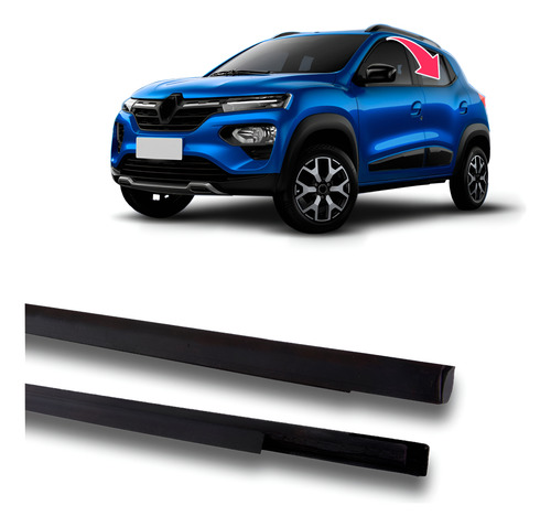 Pestana De Porta  Externa Traseira Kwid 2022 A 2025 Direita