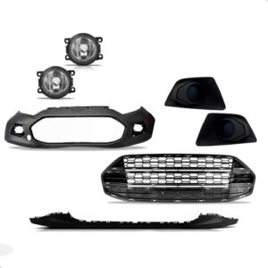 Kit Parachoque Dianteiro Ecosport 2013 A 2026 Preto C/ Grade Preto