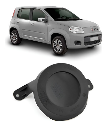 Tampa Farol Milha Uno Vivace 2010 Em Diante Preto Preto