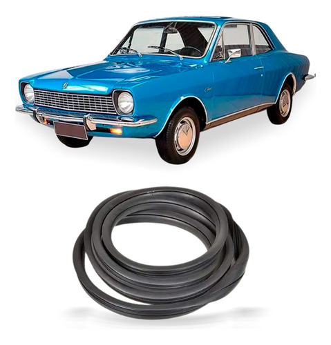 Borracha Para Brisas Sem Friso Corcel I Belina I