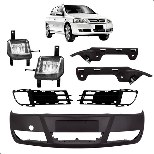 Kit Parachoque Para Astra 2003 2004 2005 2006 2007 Para Pintar